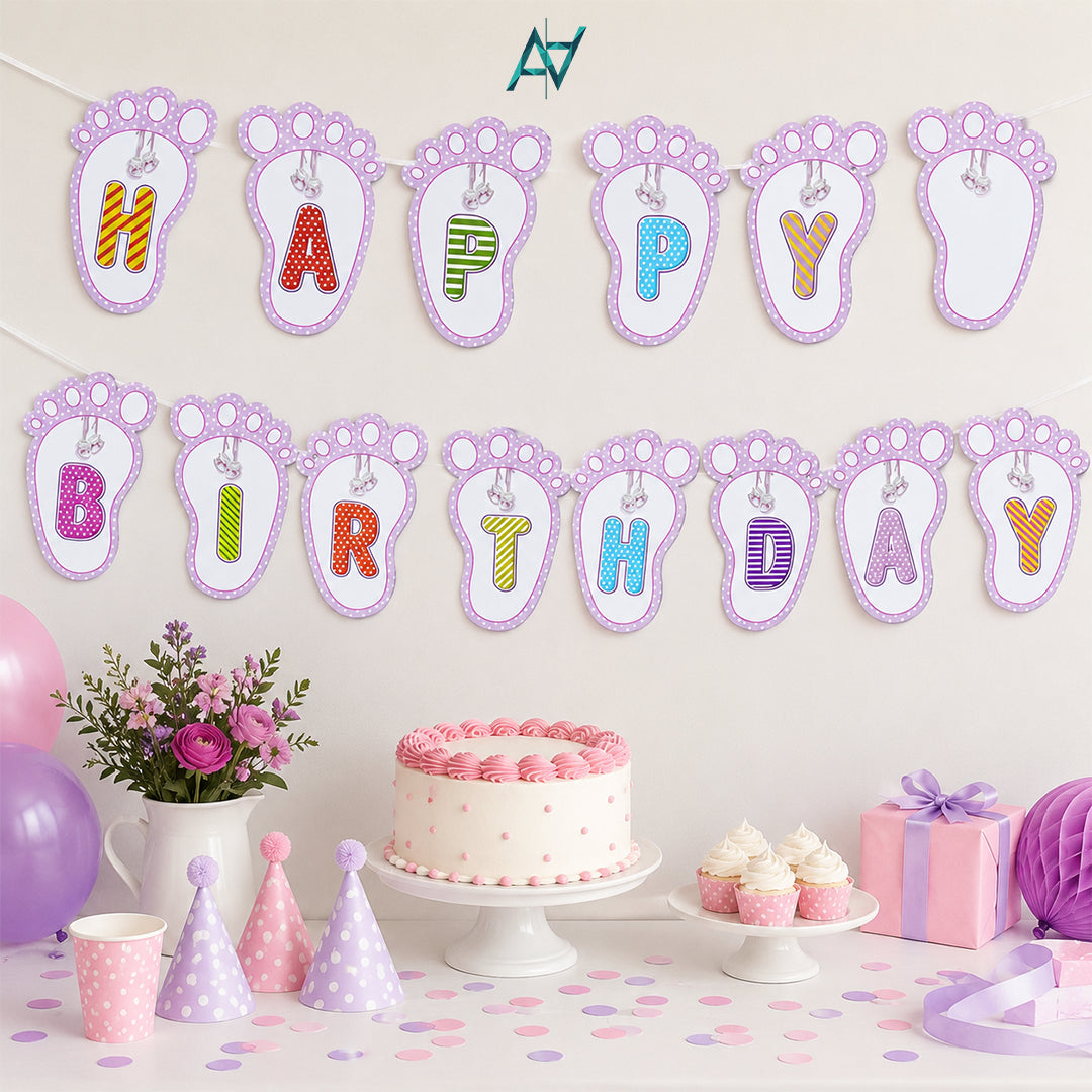 Happy Birthday Party Flags Bunting