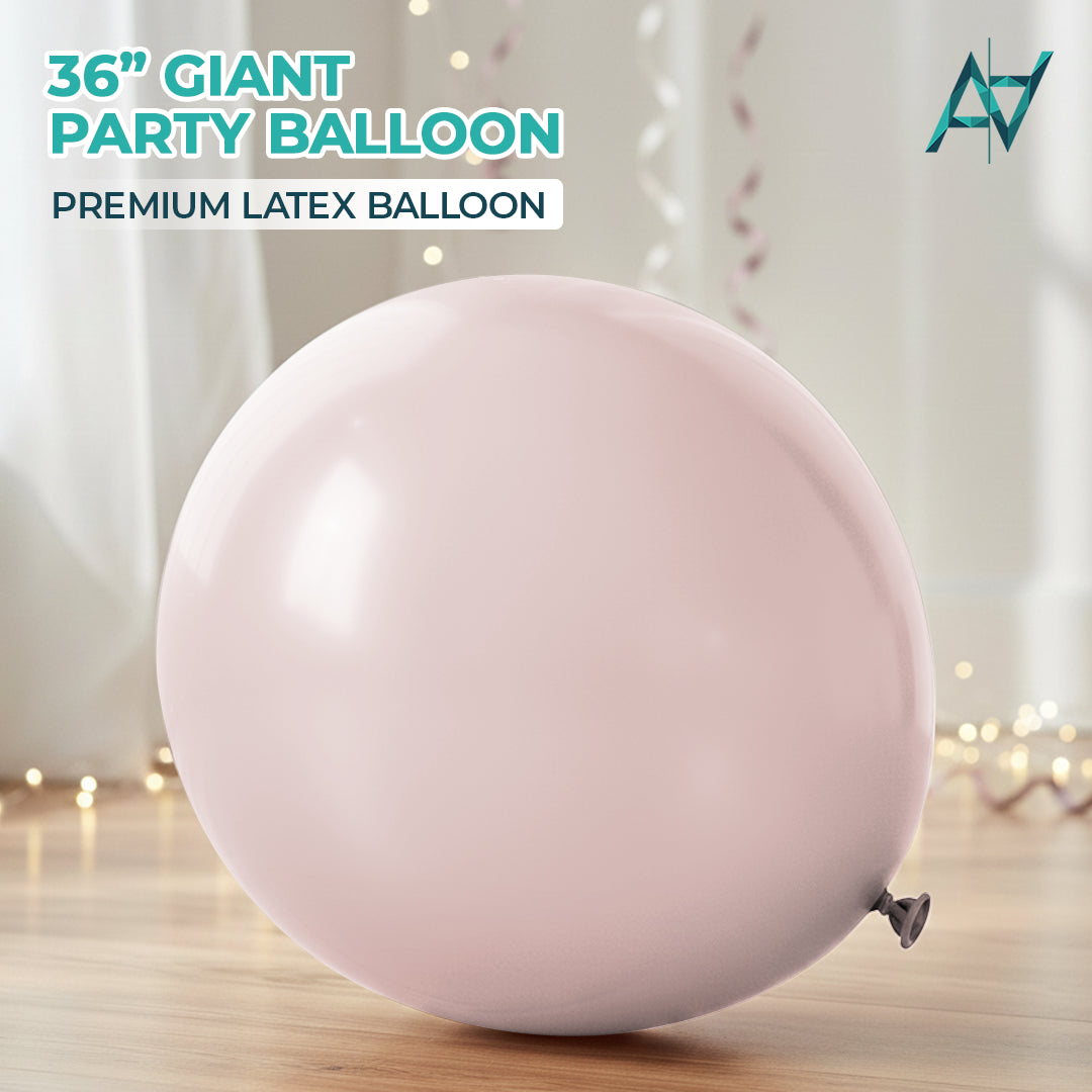 Champagne Giant Latex Balloon – 36 inch Oversized Party Balloon for Decor & Photos - Aliakbardecoration
