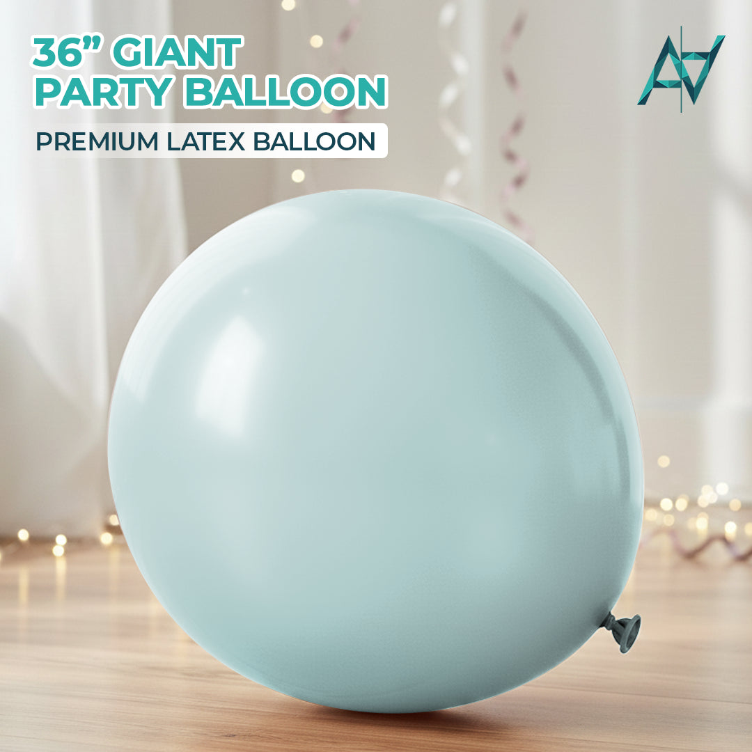 Dusty Green Giant Latex Balloon – 36 inch Oversized Party Balloon for Decor & Photos - Aliakbardecoration