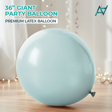 Dusty Green Giant Latex Balloon – 36 inch Oversized Party Balloon for Decor & Photos - Aliakbardecoration