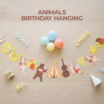 Animal Birthday Hanging