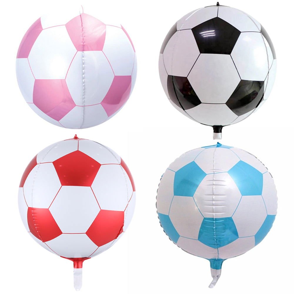 4D Football Orbs Foil Balloons - aliakbardecoration