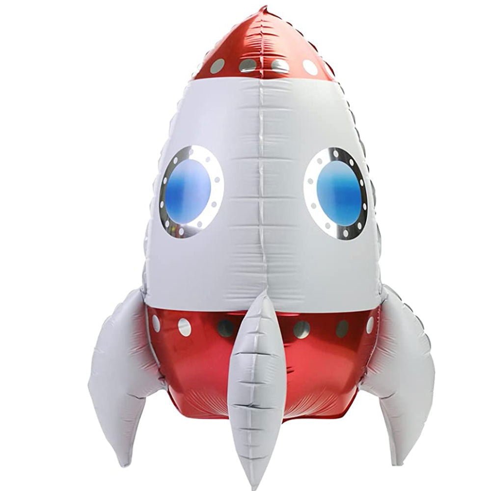 4D Rocket Foil Balloons - aliakbardecoration