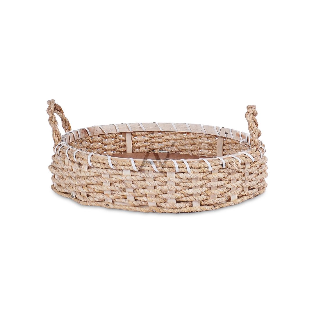 5 Pcs Set - Round Jute Basket - aliakbardecoration