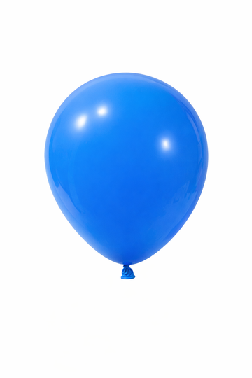 Dark blue latex balloon