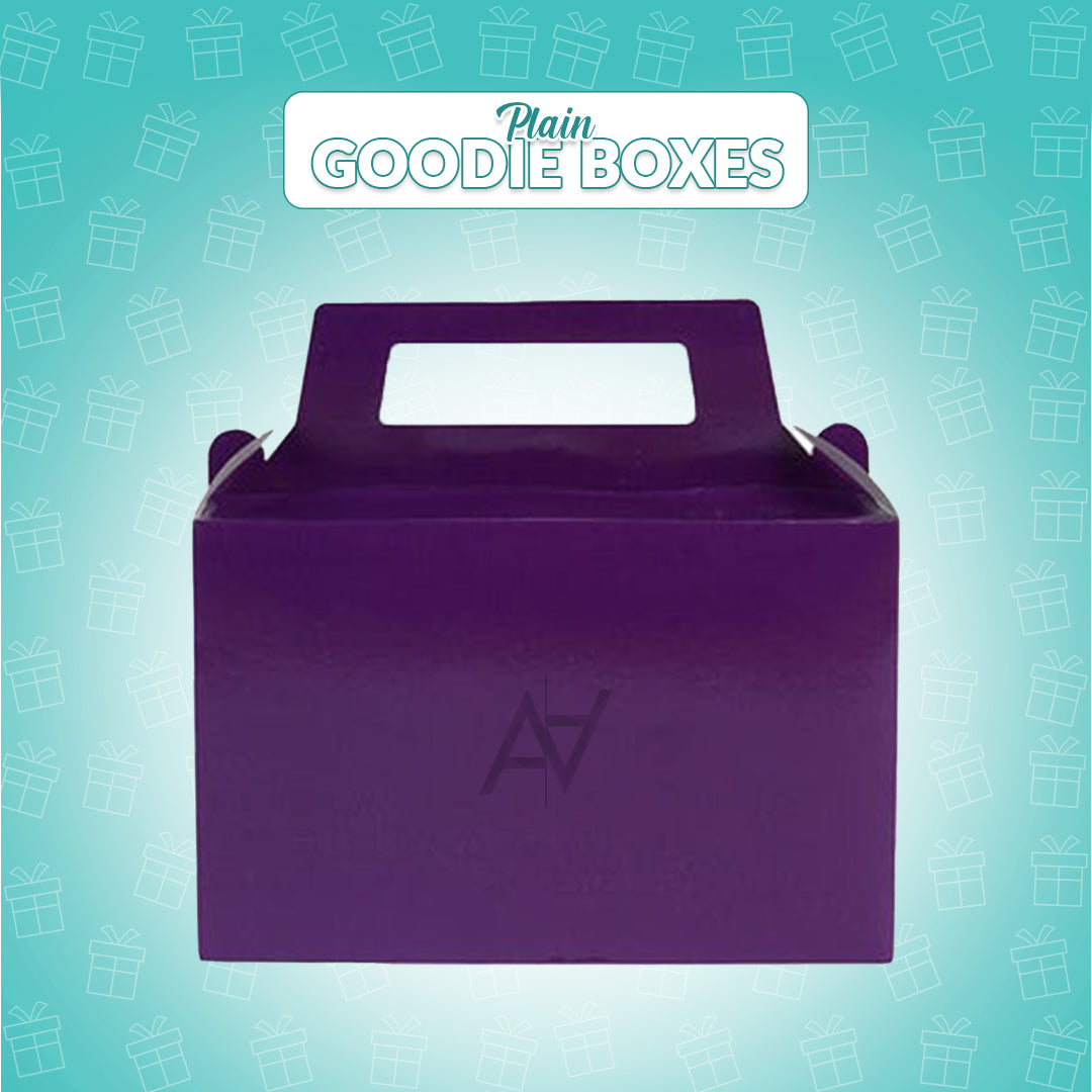Pack of 10 - Dark purple Goodie Boxes | Perfect for Parties & Events – Ali Akbar Decoration