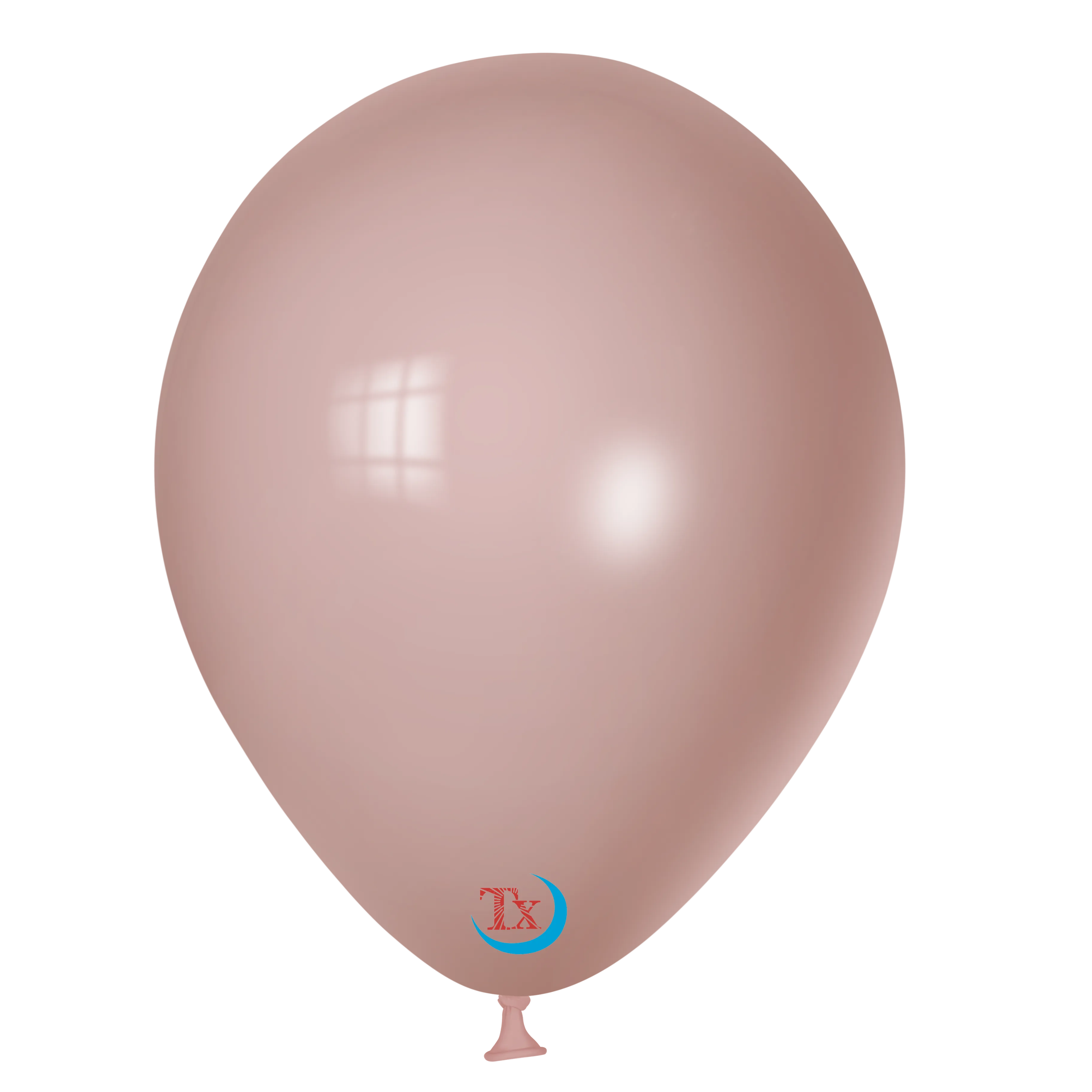 Grey Pink Latex Balloon