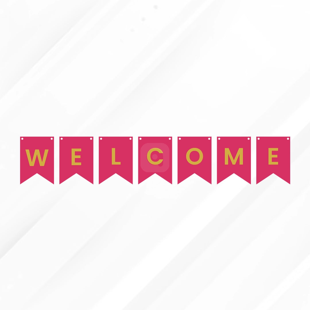 Welcome Bunting Banners