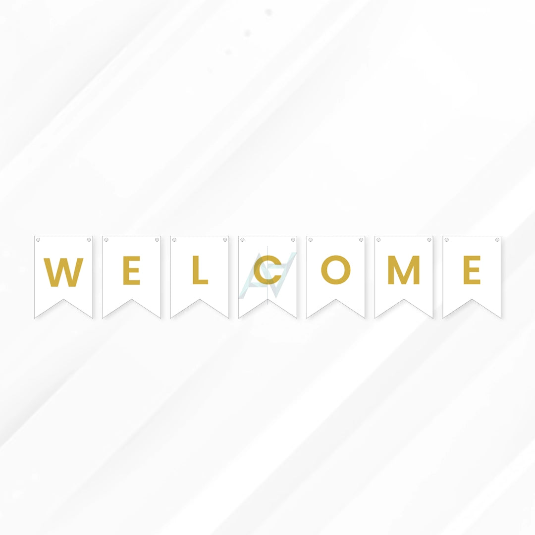 Welcome Bunting Banners