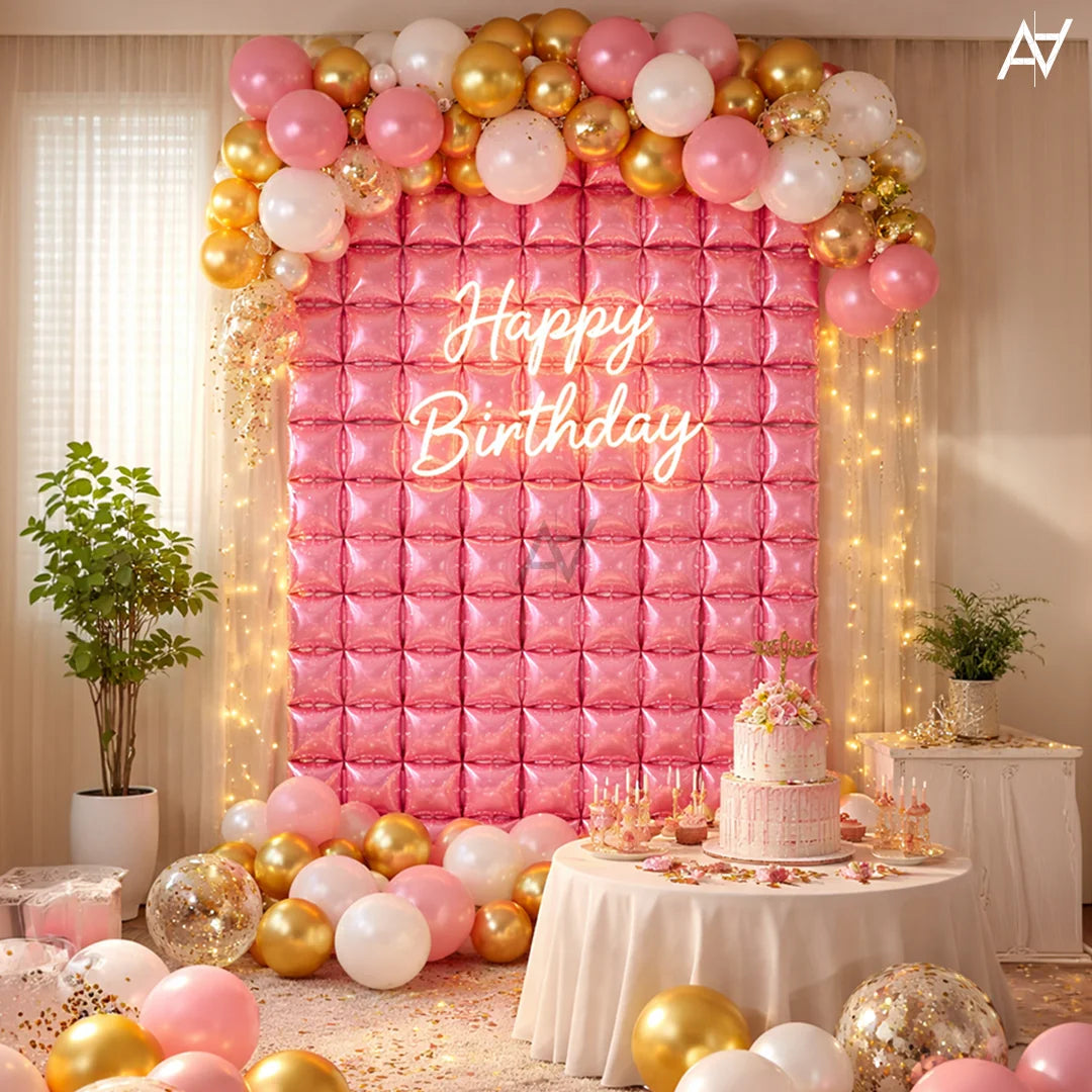 Foil Cube Curtains