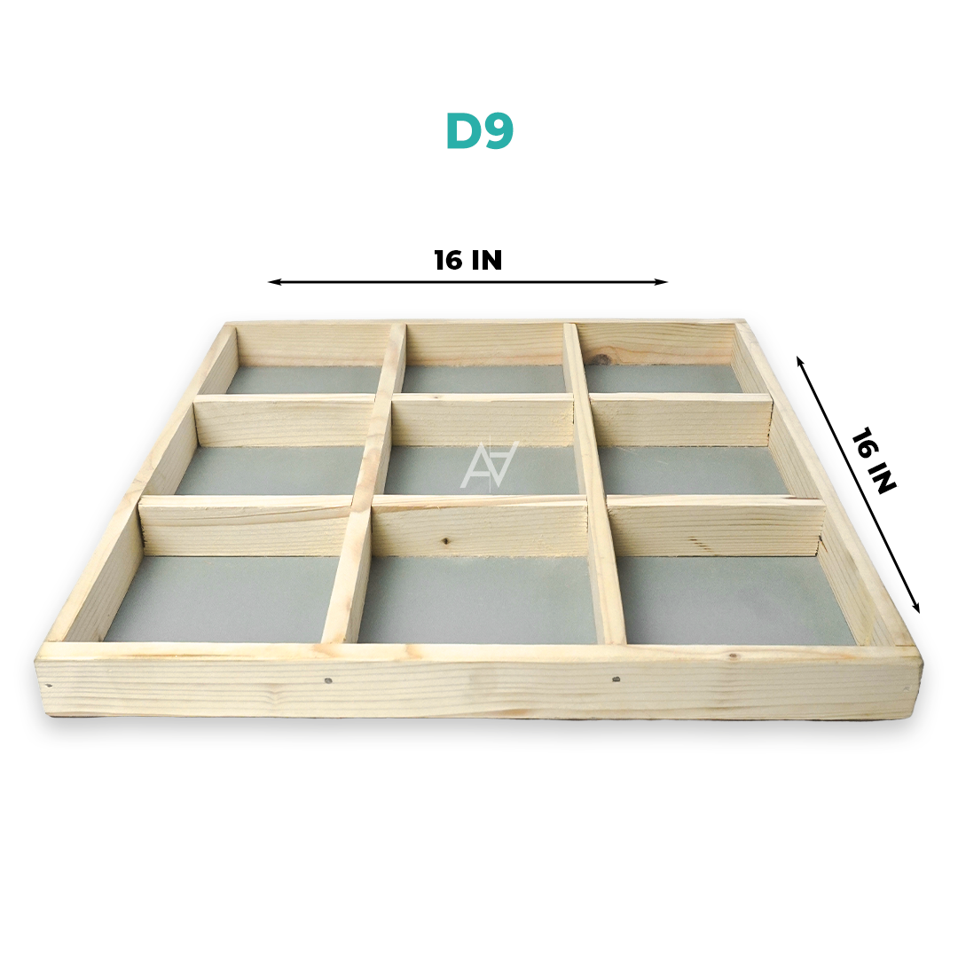 Dryfruits Partition Tray - Serving Tray - Aliakbardecoration