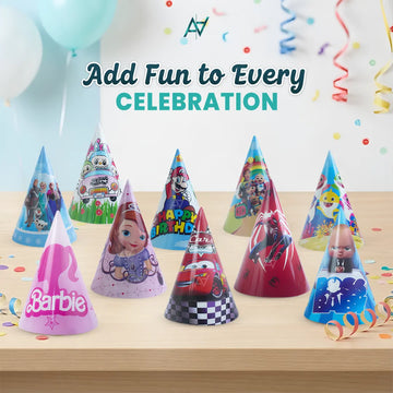 Birthday Party Caps - Hats for Birthday Celebration - Party Supplies Hats - Aliakbardecoration