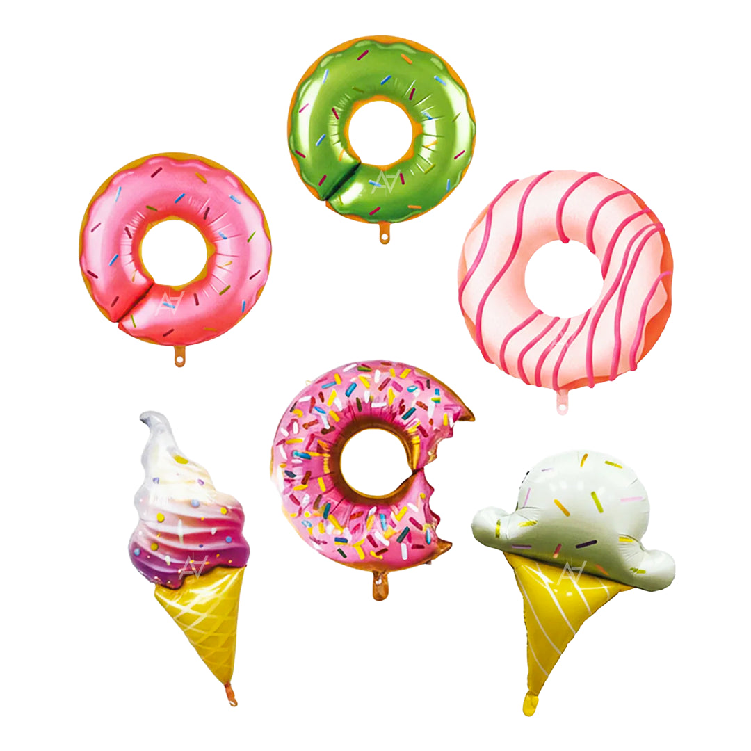 Icecream 5 pcs Foil Balloon Set - Aliakbardecoration