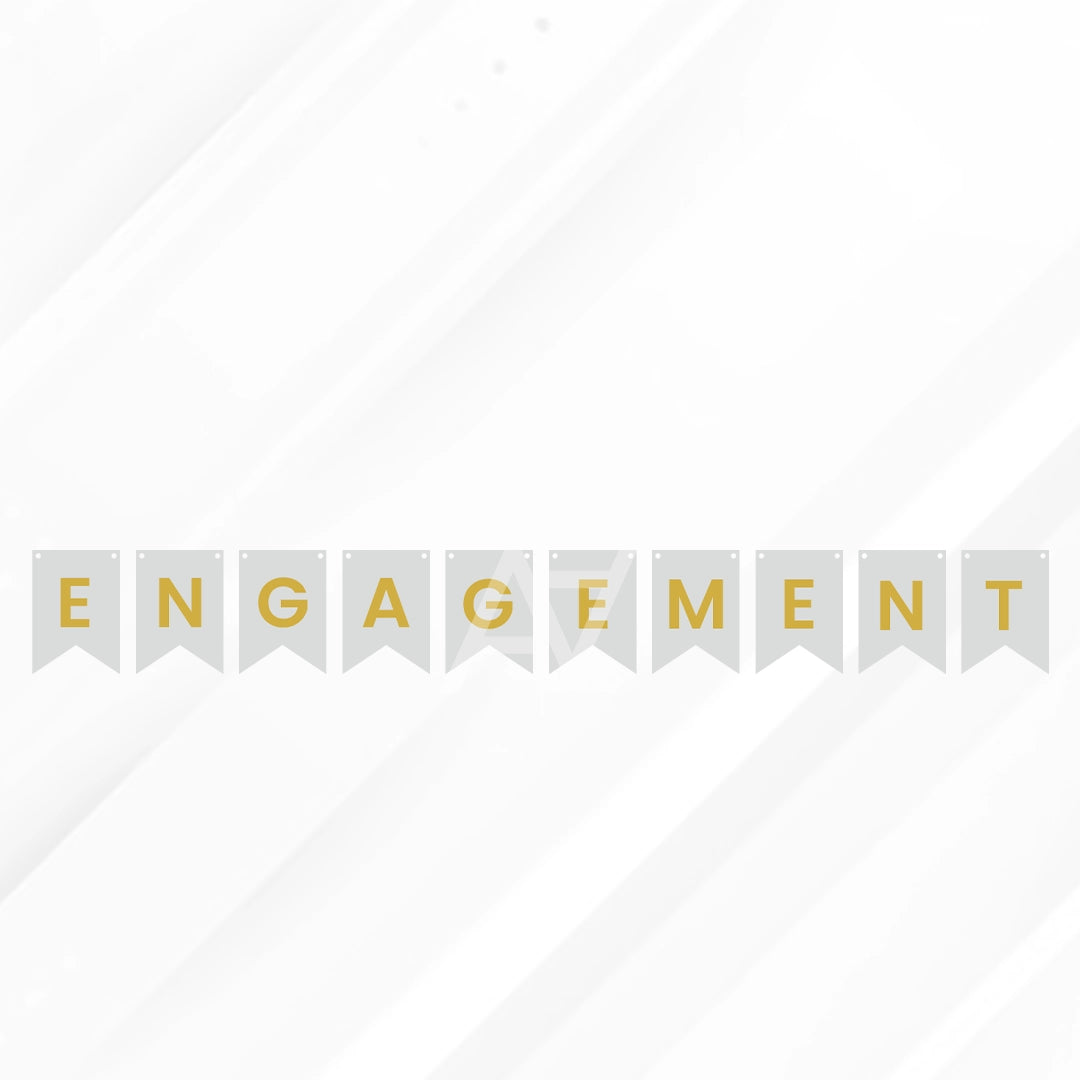 Engagement Bunting Banner