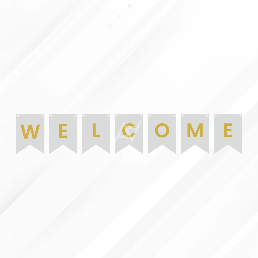 Welcome Bunting Banners