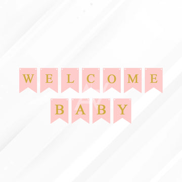 Welcome Baby Bunting Banner