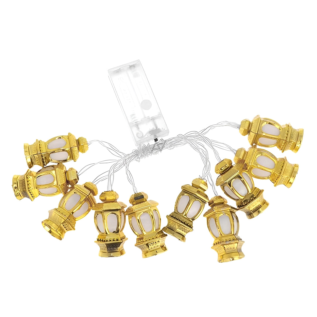 Battery Operated LED Lantern Lights for Ramadan Decoration - Aliakbardecoration