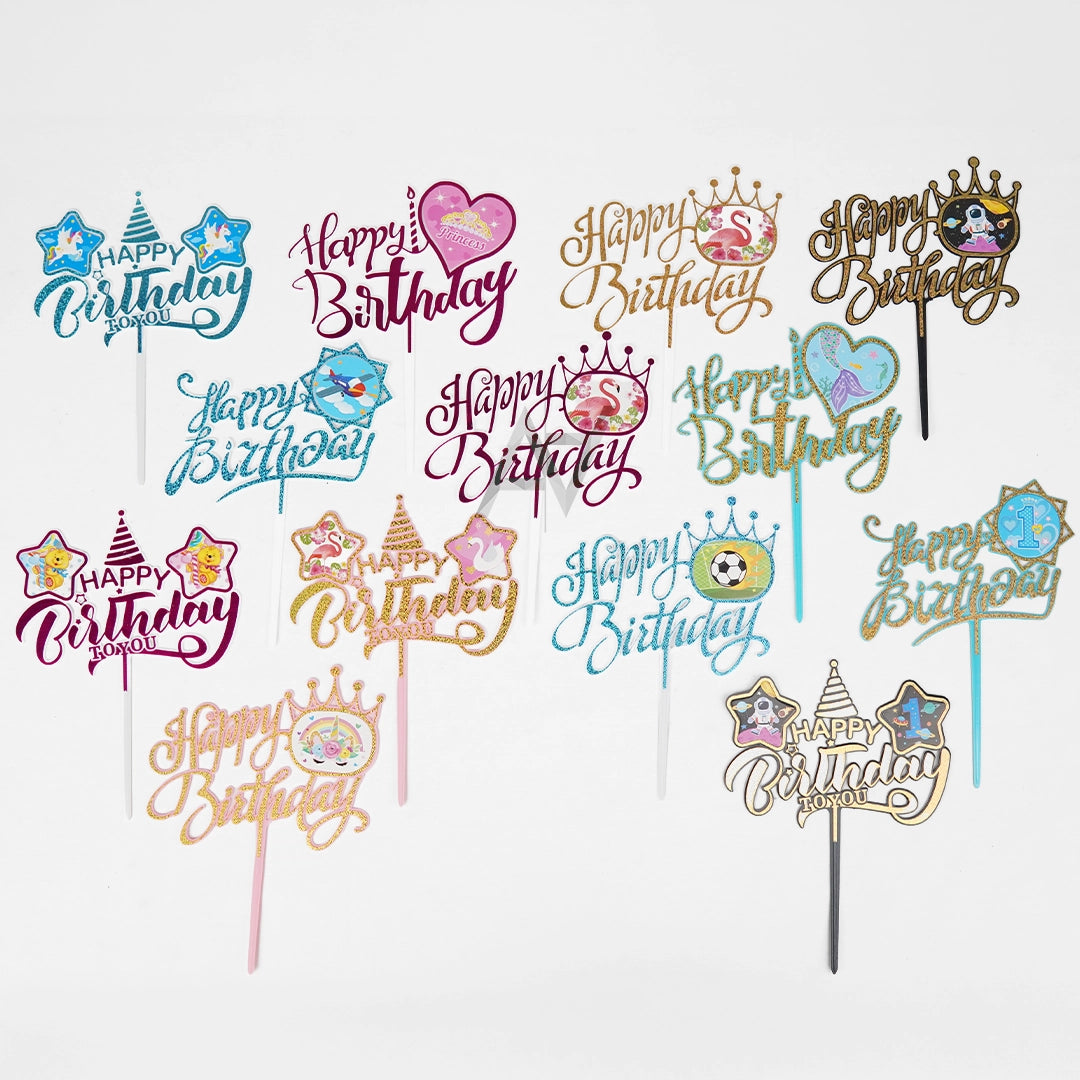 Happy Birthday Cake Toppers