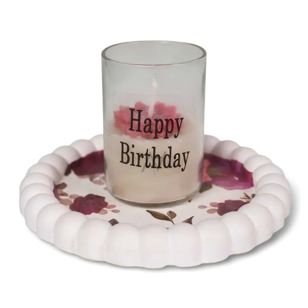 Happy Birthday Candle Tray