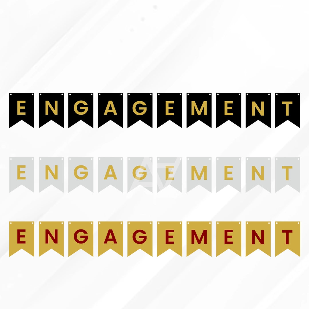 Engagement Bunting Banner