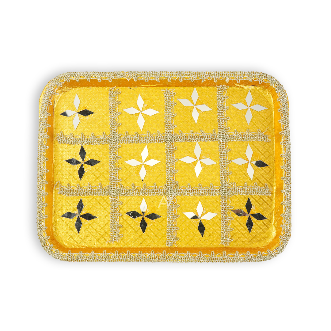 Mehndi Tray – Wedding Thaal for Mehndi, Mayon Ceremony - Aliakbardecoration