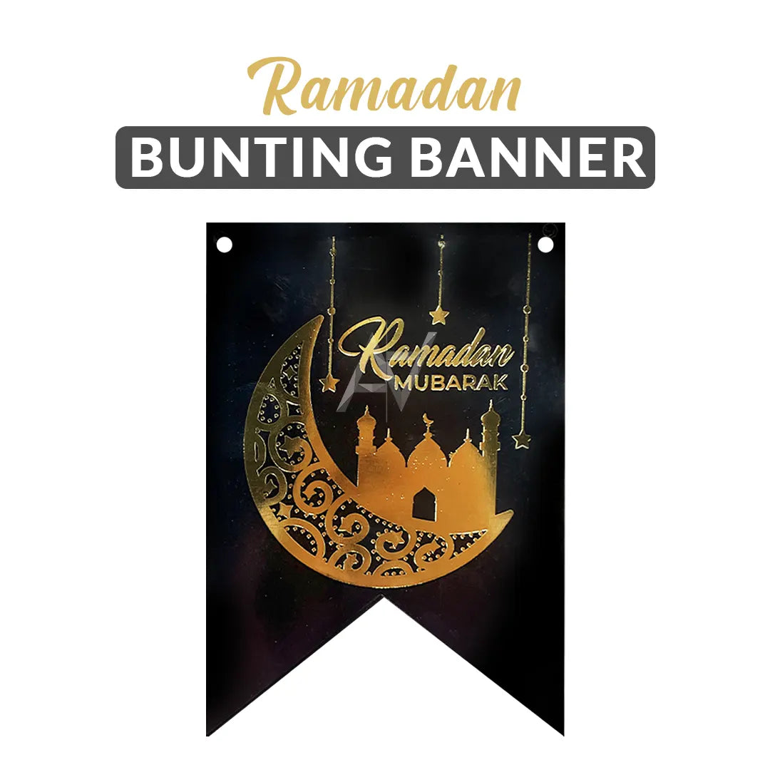 Ramadan Mubarak Bunting Banner - Aliakbardecoration