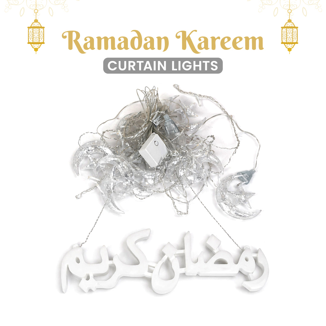 Ramadan Kareem Moon LED Fairy Light - Aliakbardecoration