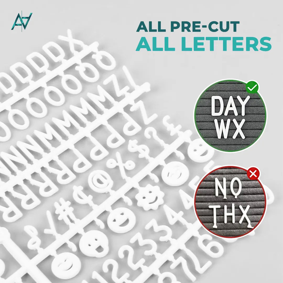 Felt Board | Letter Message Alphabet Board Wooden DIY