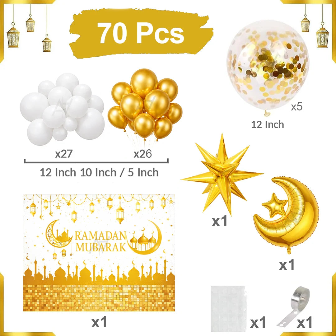 Ramadan Mubarak Decoration Kit