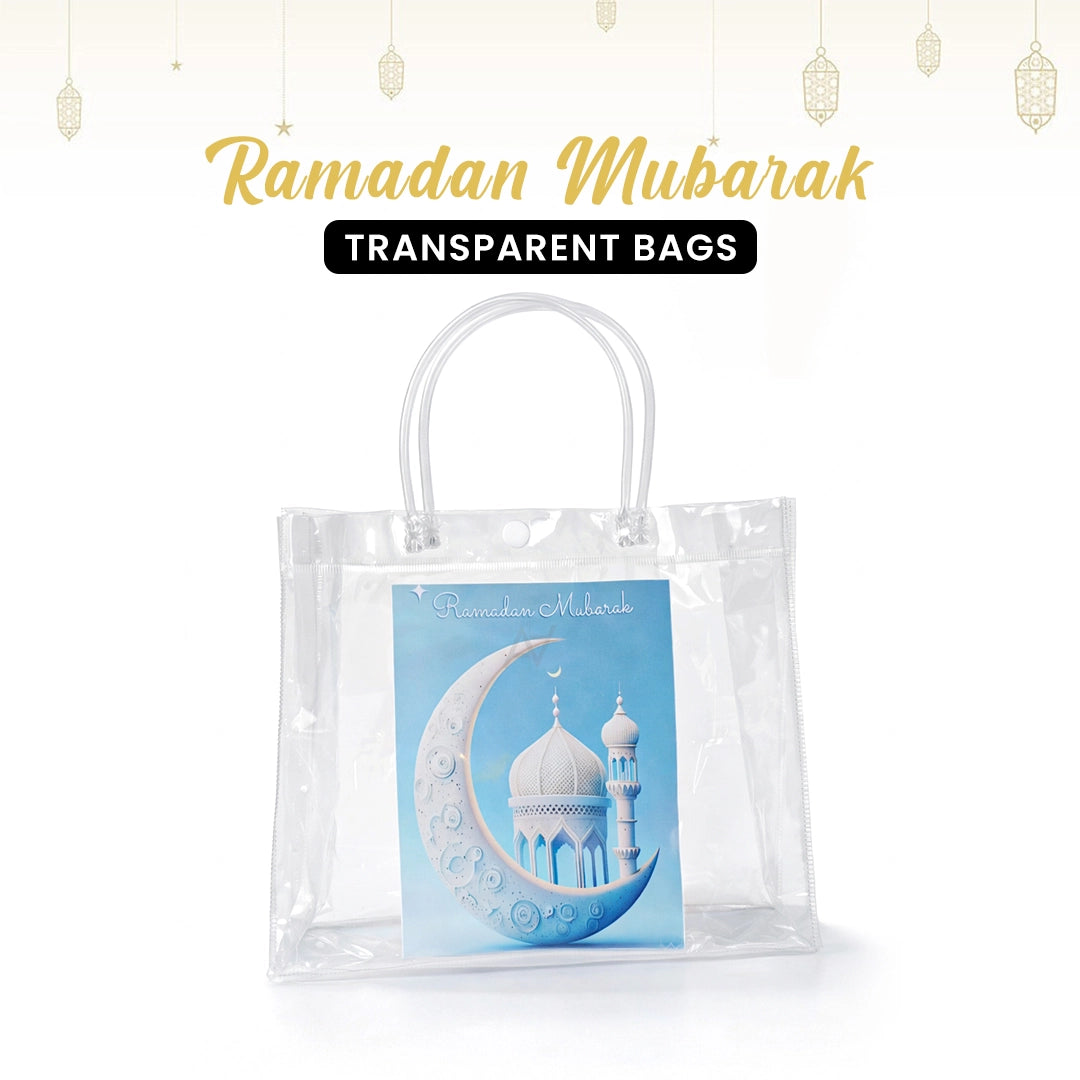 Transparent Ramadan Mubarak Bags - Aliakbardecoration