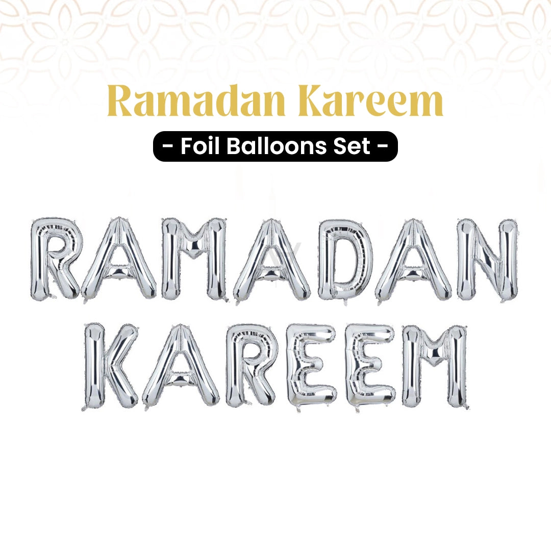 Ramadan Kareem Foil Balloon Set - Aliakbardecoration