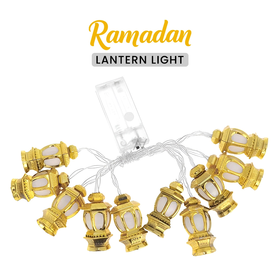 Battery Operated LED Lantern Lights for Ramadan Decoration - Aliakbardecoration