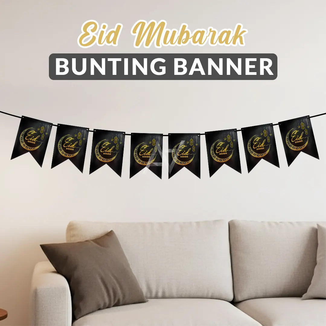 Eid Mubarak Bunting Banner - Aliakbardecoration