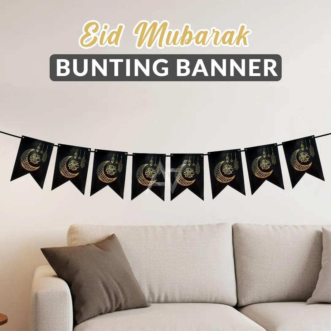 Eid Mubarak Bunting Banner - Aliakbardecoration