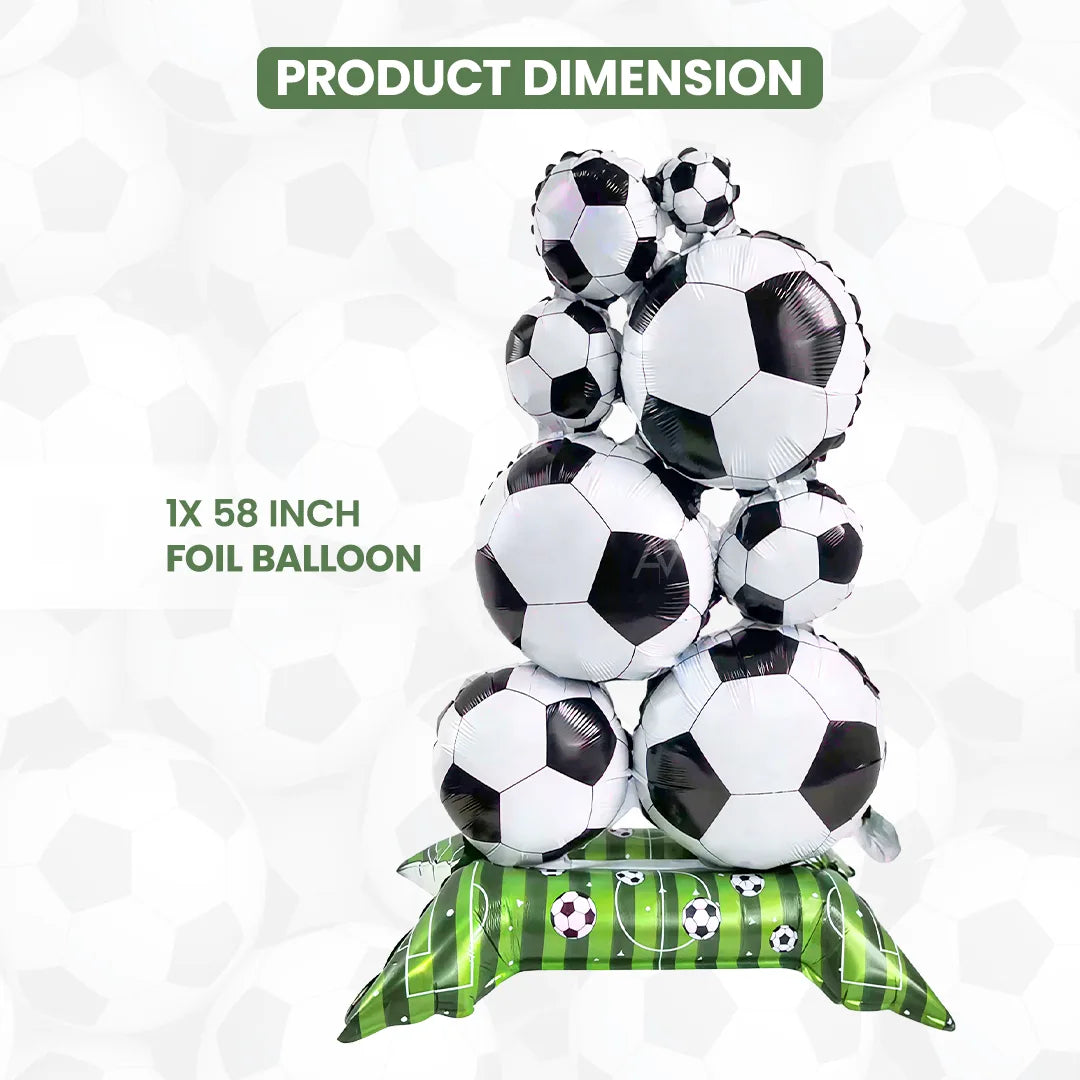 1 Pcs Football Foil Balloons Set - Aliakbardecoration