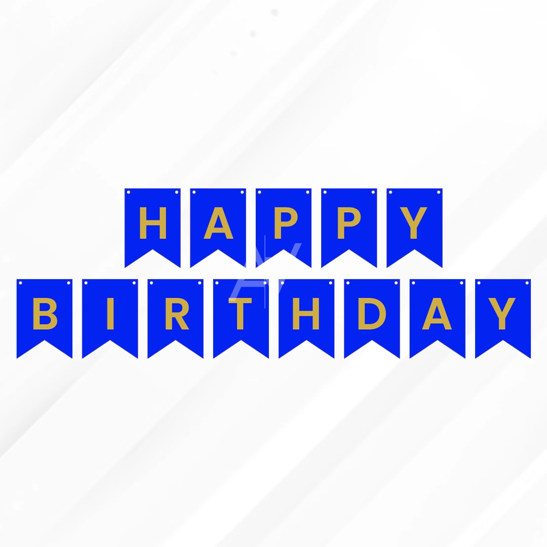 Happy Birthday Buntings Banners