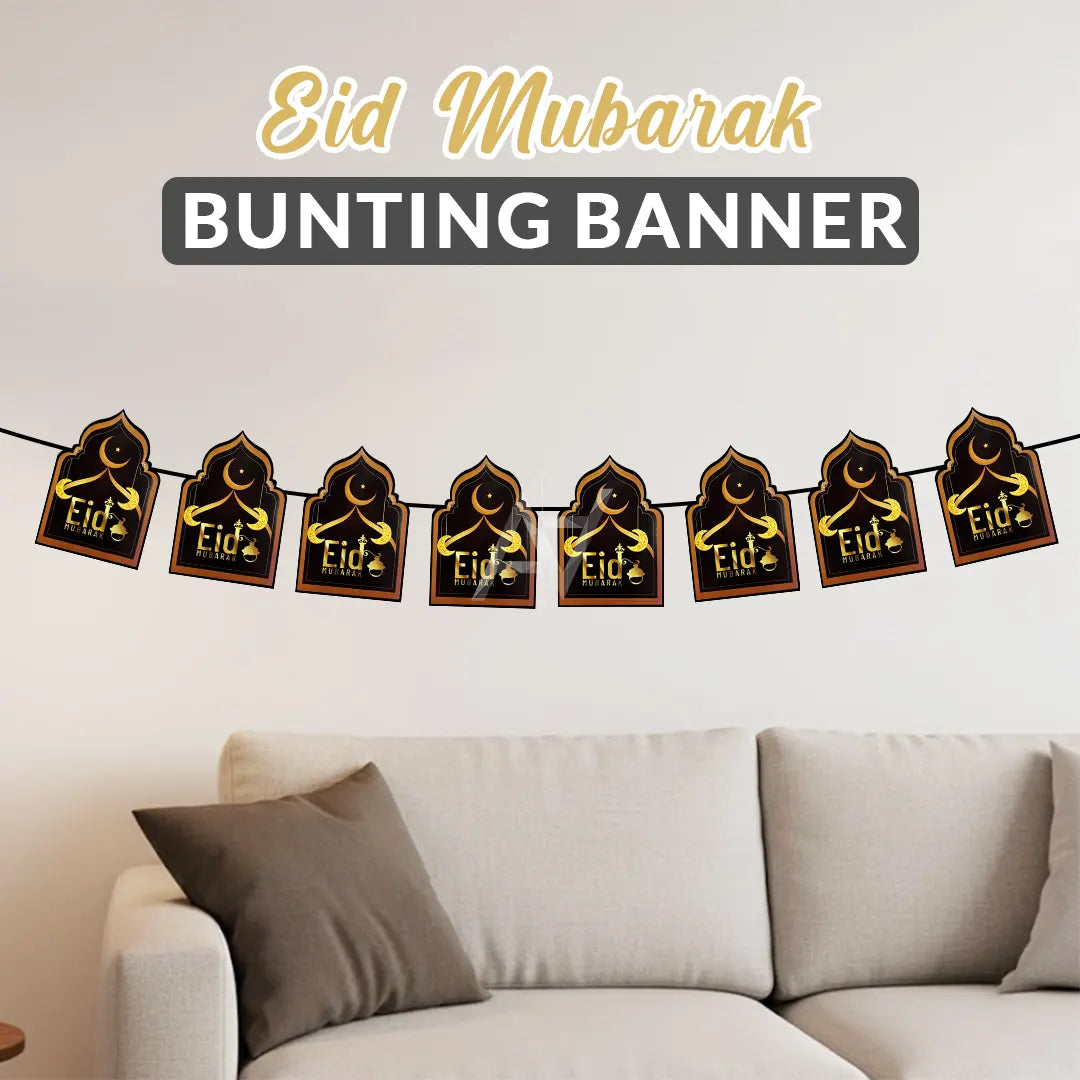 Eid Mubarak Bunting Banner - Aliakbardecoration