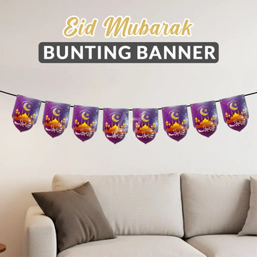 Eid Mubarak Bunting Banner - Aliakbardecoration