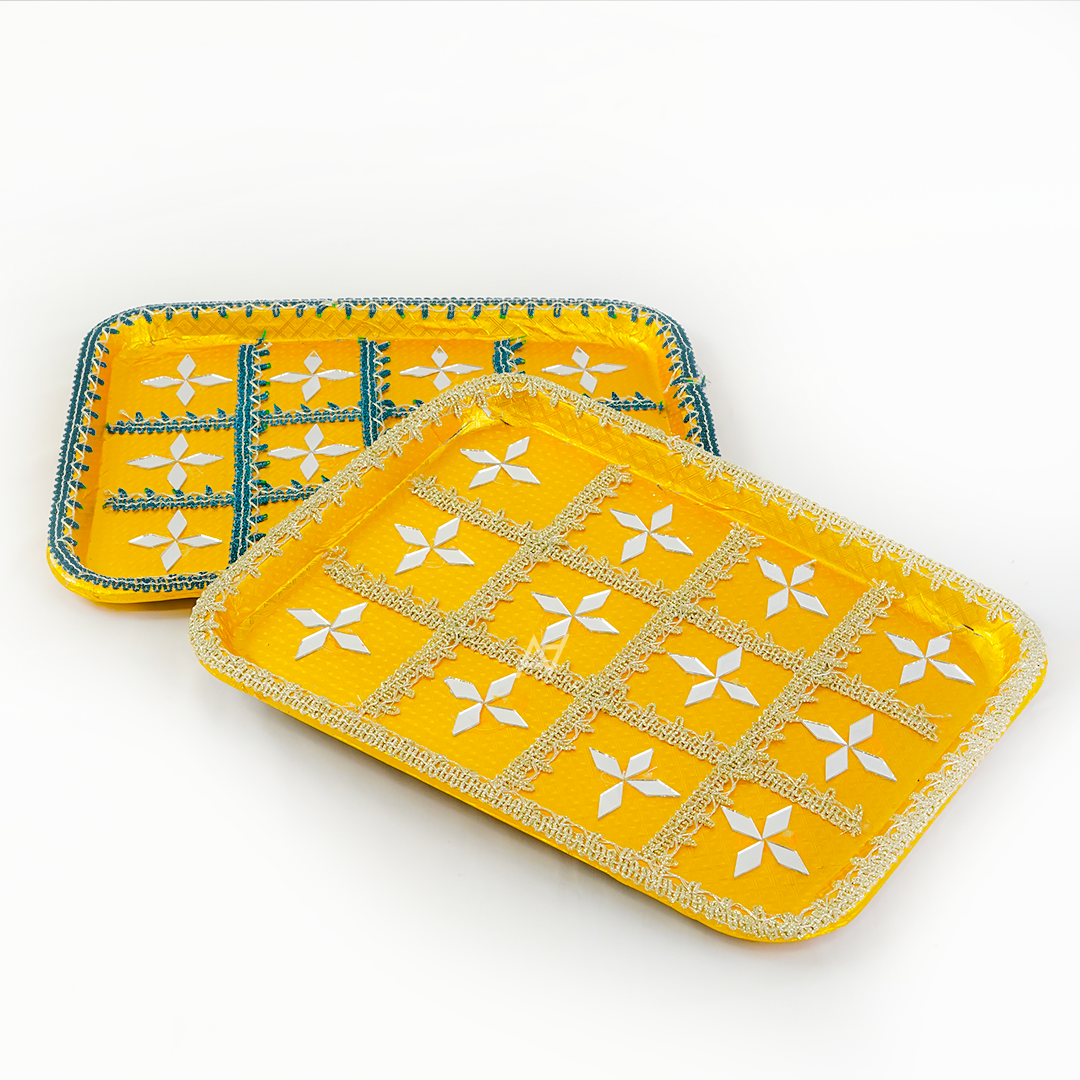 Mehndi Tray – Wedding Thaal for Mehndi, Mayon Ceremony - Aliakbardecoration