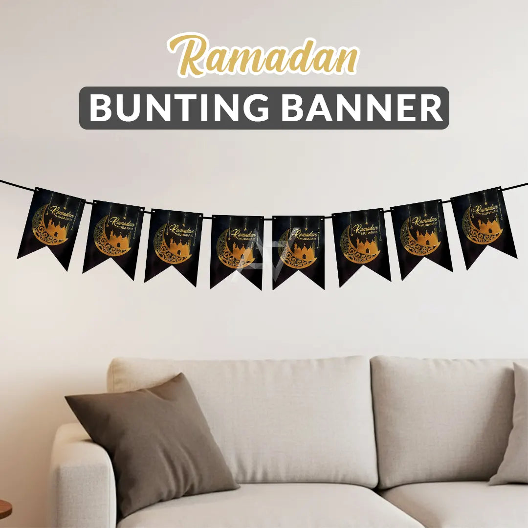 Ramadan Mubarak Bunting Banner - Aliakbardecoration
