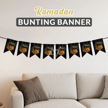 Ramadan Mubarak Bunting Banner - Aliakbardecoration