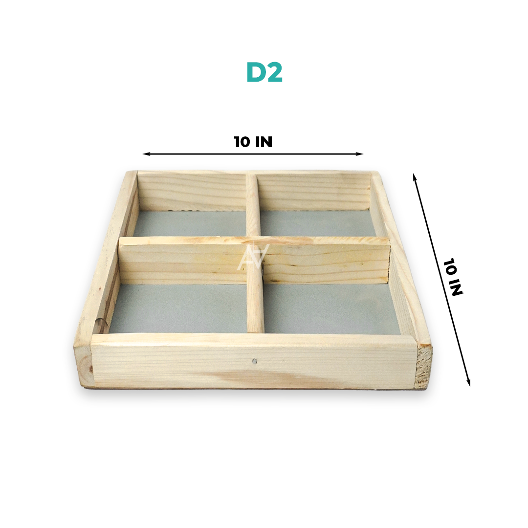 Dryfruits Partition Tray - Serving Tray - Aliakbardecoration