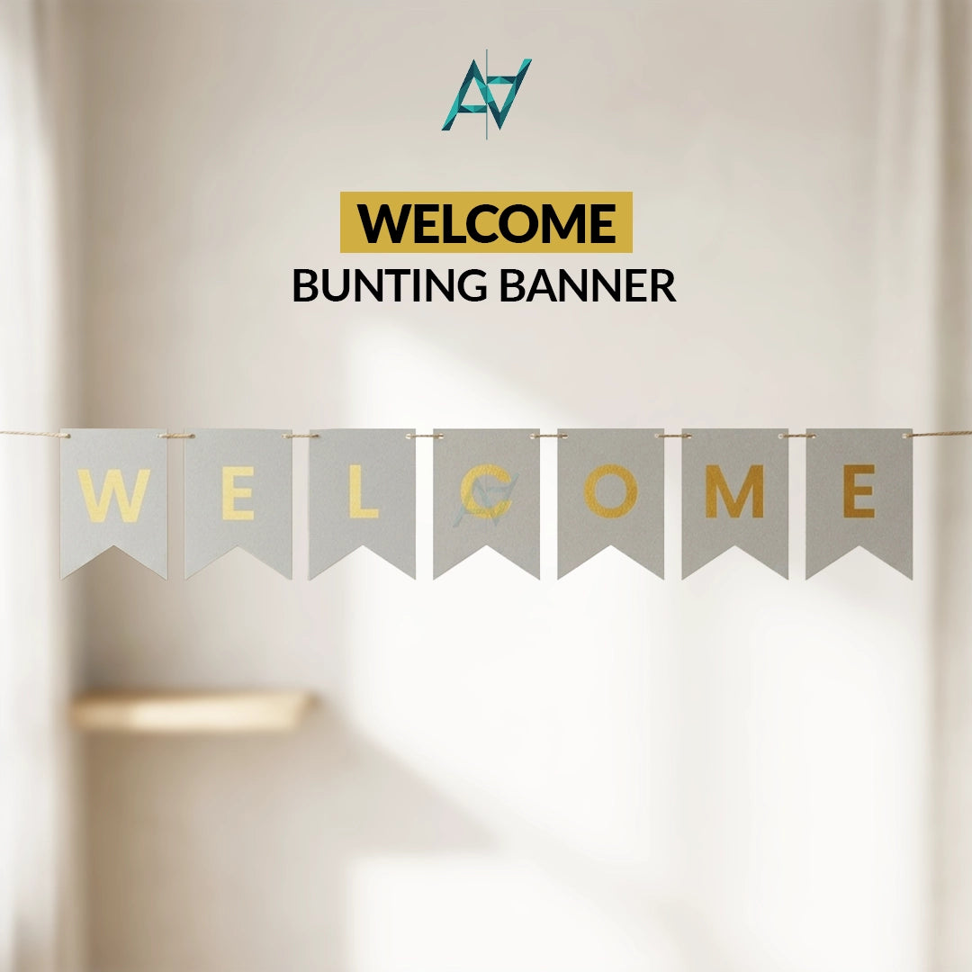 Welcome Bunting Banners