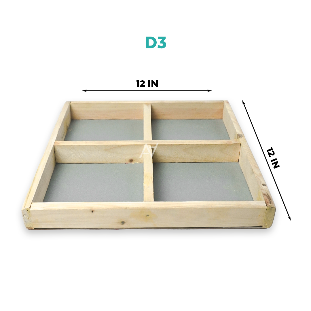 Dryfruits Partition Tray - Serving Tray - Aliakbardecoration