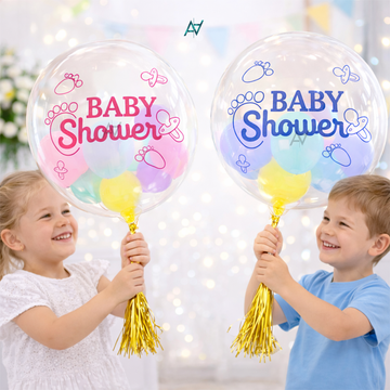 Baby Shower Balloon Sticker - Aliakbardecoration