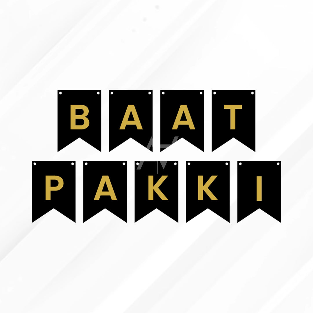 Baat Pakki Bunting Banners