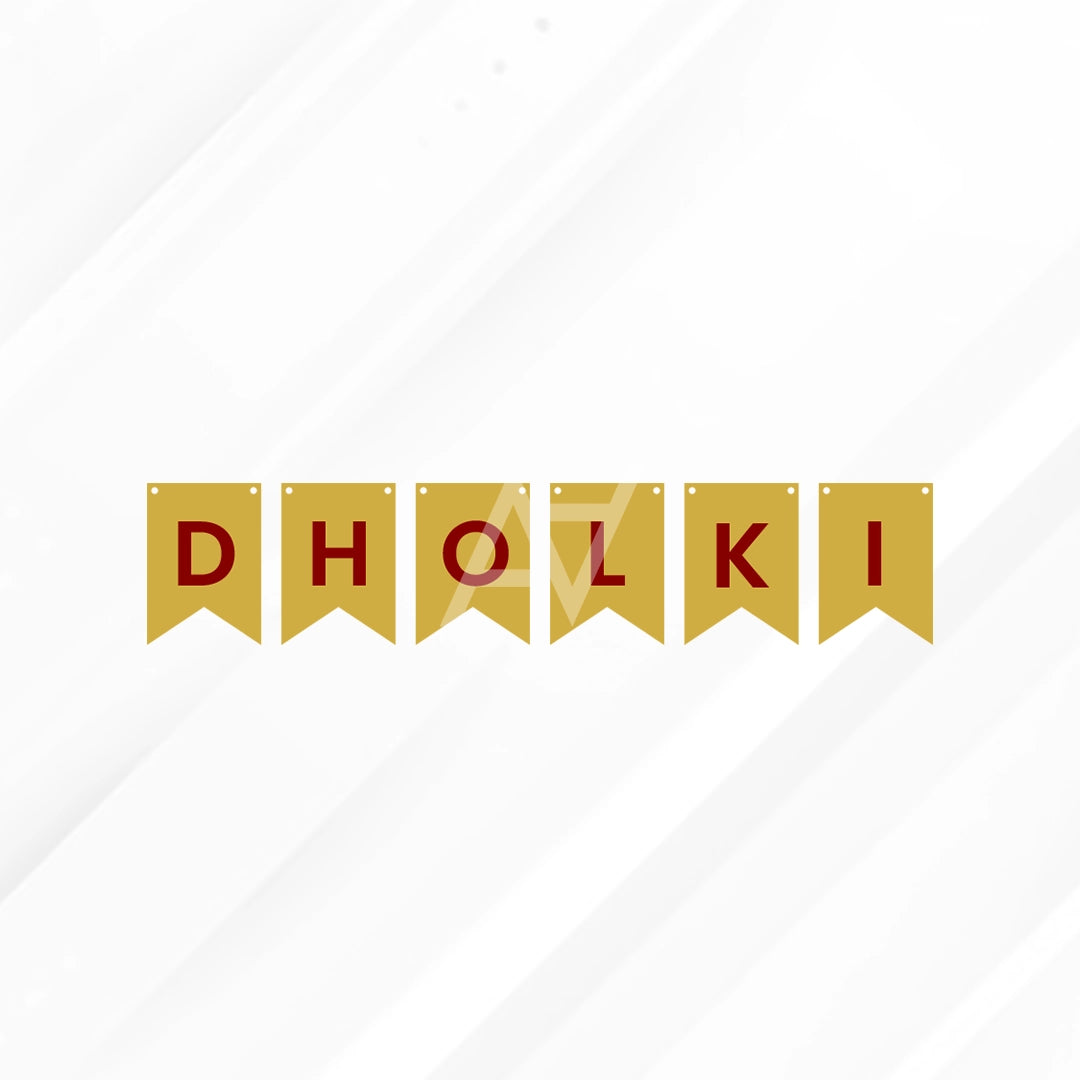 Dholki Bunting Banners
