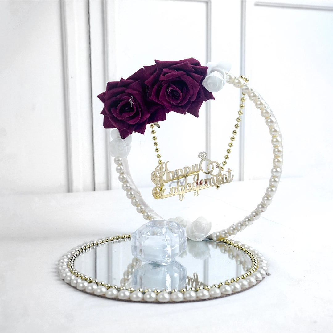 Customize Engagement - Nikkah Ring Tray - Tray for Ring Cermony