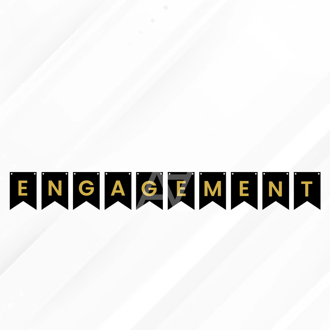 Engagement Bunting Banner