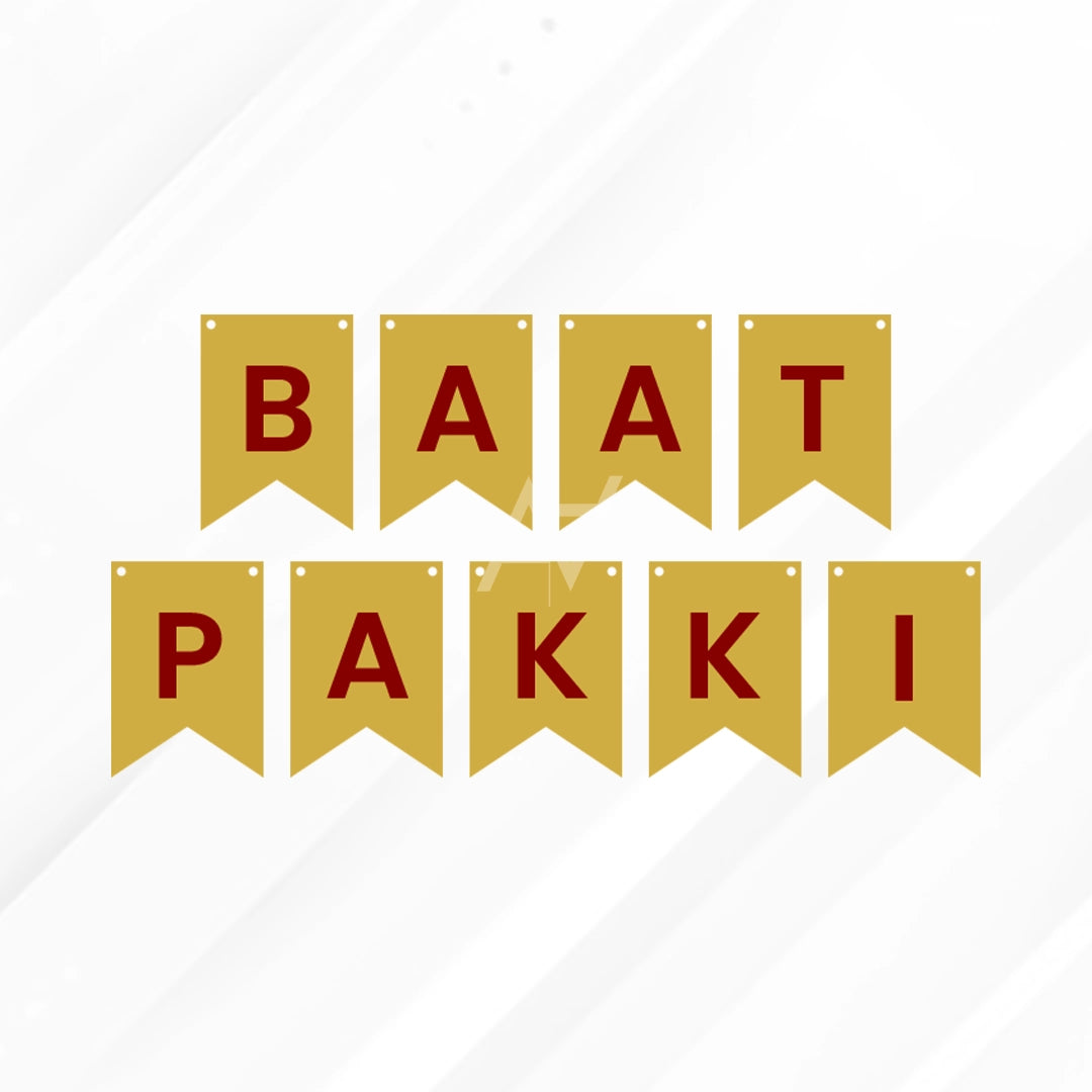 Baat Pakki Bunting Banners